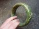 Chinese Old Jade Carving Leading Pnd Tail - On Bracelet Worth Collecting Sz9 Bracelets photo 6