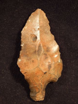 A Long Stemmed Aterian Artifact 55,  000 To 12,  000 Years Old Algeria 12.  5 photo