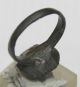 Medieval Bronze Ring Crystal - Glass You Can Use.  From Northern Europ Viking photo 4