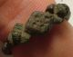 Rare Ancient Roman Soldiers Ring Gambling Die Artifact Size 10.  5 Us Roman photo 3