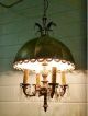 Vintage Hollywood Regency Boho Felt Velvet Swag Lamp Light Chandelier,  Prisms Chandeliers, Fixtures, Sconces photo 1