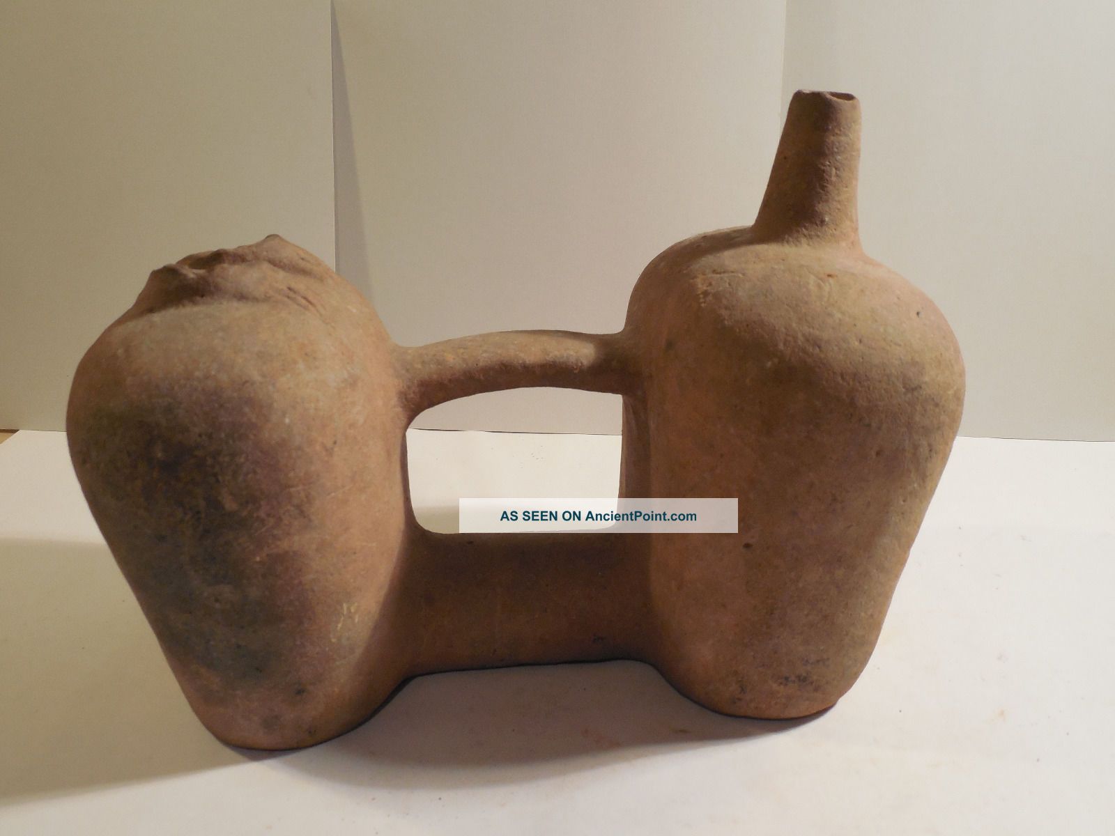 Chimu Dual Chamber Vessel Precolumbian Archaic Ancient Artifact Moche Inca Mayan The Americas photo