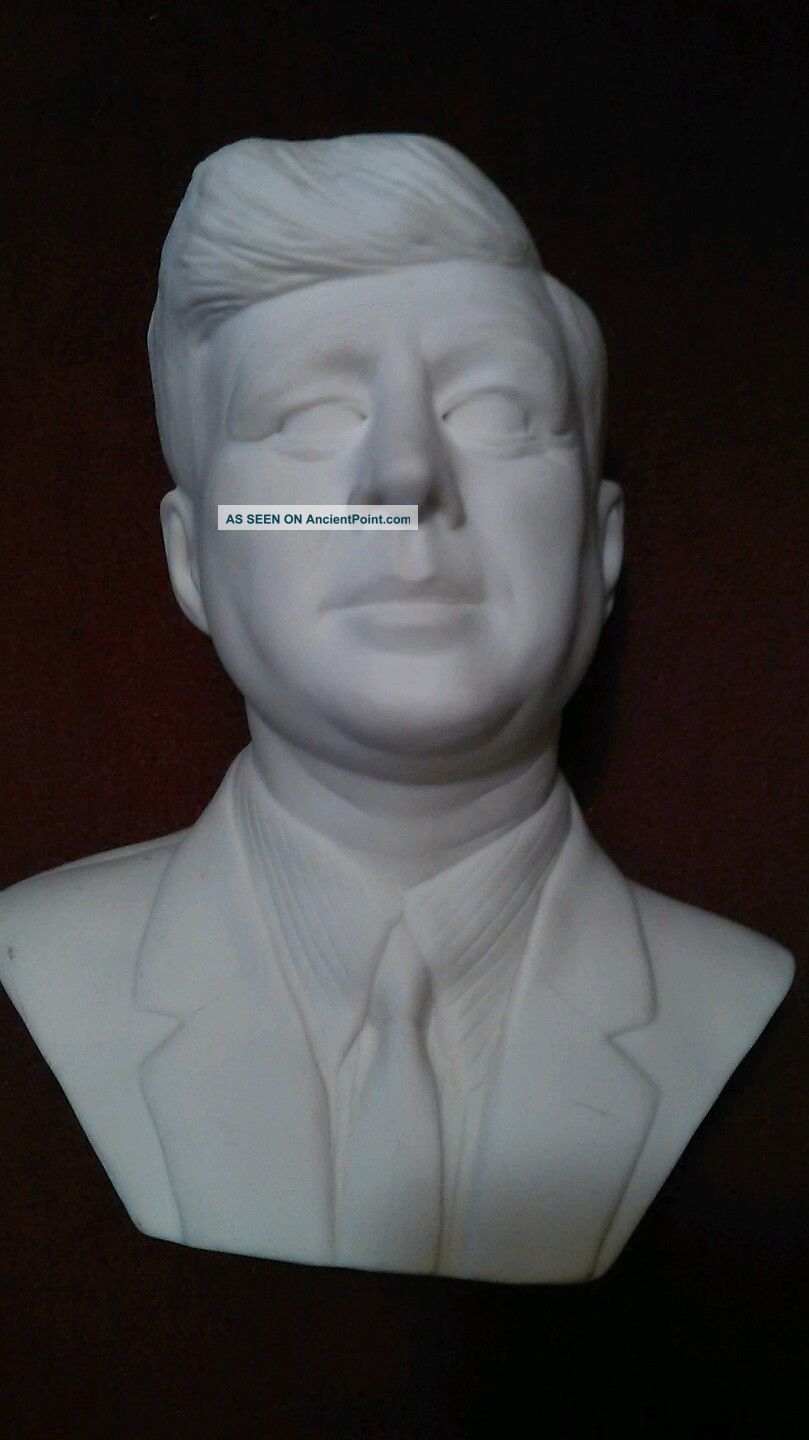 Edward J.  Rohn Porcelain Bust Of John F Kennedy 5 (jfk) 1983 - - Rare Other Antiquities photo