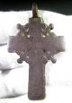 Stunning Tudor Period Bronze Radiate Cross Pendant - Wearable Artifact - E79 Roman photo 2