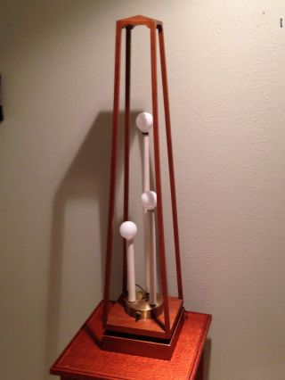 Mid Century Modern Lamp Modeline Atomic Era photo