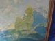 Early 20thc Maxfield Parrish Framed Morning Print In Orig Frame House Of Art Arts & Crafts Movement photo 1