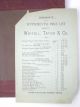 1892 Price List Whitall,  Tatum & Co.  Druggist ' S,  Chemist ' S,  Perfumer ' S Glassware Bottles & Jars photo 8