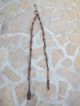 Primitive Antique 18th C Wrought Iron Hearth Chain Trammel Forged 2 Hearth Ware photo 6