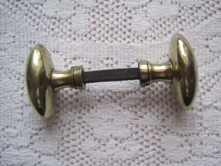 Vintage French Brass Door Knobs photo