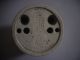 Vintage Brown Bakelite & Ceramic Landor Bell Button Good Switch Patent Light Switches photo 2