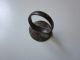 Extreme Rare Ancient Roman Bronze Large Seal Ring Engraved With Solomon Star Roman photo 6