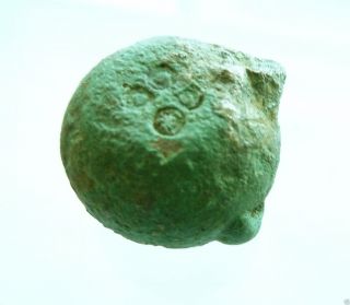 Ancient Medieval Bronze Coin Weight (b498) photo