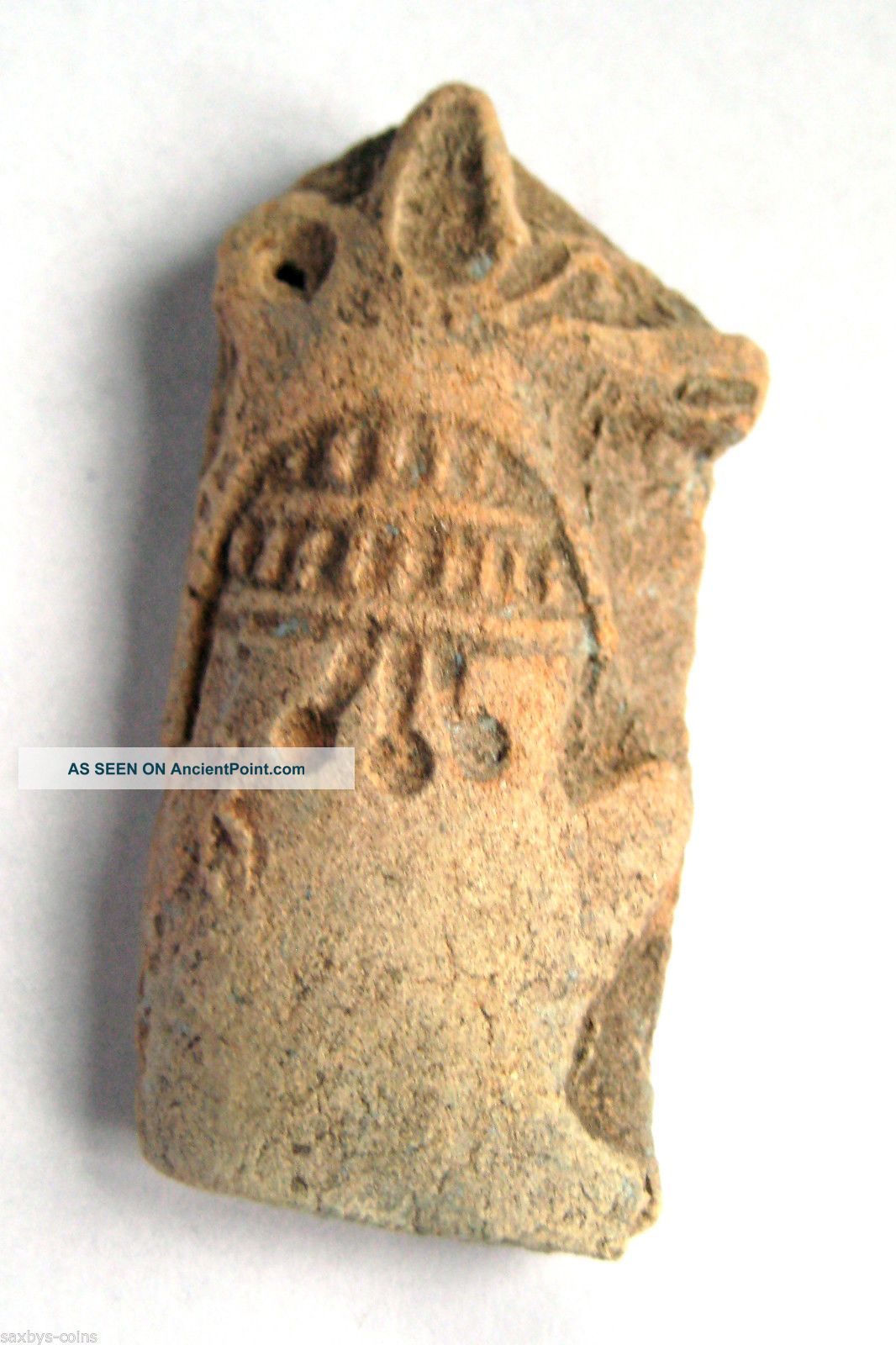 C.  2300 B.  C Ancient Egypt Old Kingdom - Vi Dynasty Clay Bastet Amulet Pendant Egyptian photo