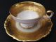 1939 Selb Bavaria Germany Heinrich Demitasse Cup And Saucer Gold Encrusted Band Cups & Saucers photo 1