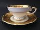 1939 Selb Bavaria Germany Heinrich Demitasse Cup And Saucer Gold Encrusted Band Cups & Saucers photo 2