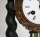 French Clock Ebonized Wood Japy Freres 4 Columns Rich Ornamented Pendulum Clocks photo 2