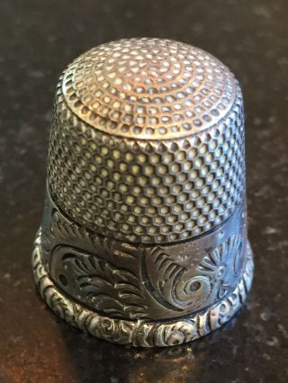 Gorgeous Ketcham And Mcdougall Sterling Thimble Size 12 photo