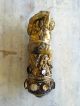 Old Javanese Gilt Metal Kris Handle Other Southeast Asian Antiques photo 4