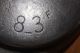 1940 ' S Chicago Hardware Foundry No.  3 Hammered Cast Iron Skillet 8 - 3 F Other Antique Home & Hearth photo 2