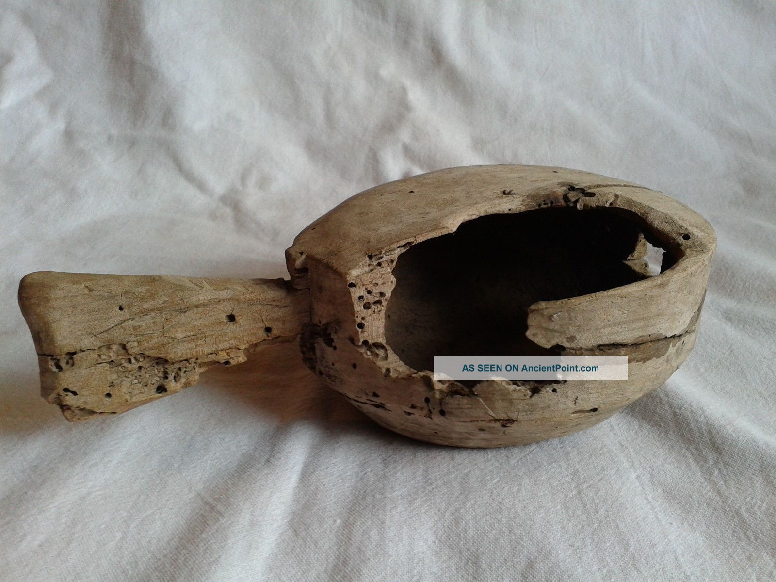 Antique Primitive Old Rare Handmade Wood Wooden Country Farm Cup Vessel Mug Primitives photo