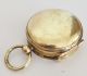 Antique Victorian Cased - Brass Pocket Watch Fob Locking Compass - Beveled Glass Other Antique Science Equip photo 3
