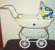 Vintage Child ' S Baby Doll Buggy Stroller Convertible Mid Century Baby Carriage Baby Carriages & Buggies photo 2