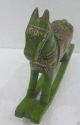 Antique Old Rare Hand Crafted Wooden See Saw Horse Statue Figure India photo 1