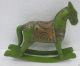 Antique Old Rare Hand Crafted Wooden See Saw Horse Statue Figure India photo 2