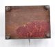 1850s Indian Antique Hand Crafted Wooden Brass Fitted 6 Perfume Bottle Box India photo 6