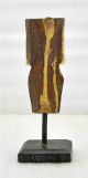 1900s Indian Antique Hand Carved Painted Wooden Puppet Head On Stand India photo 3