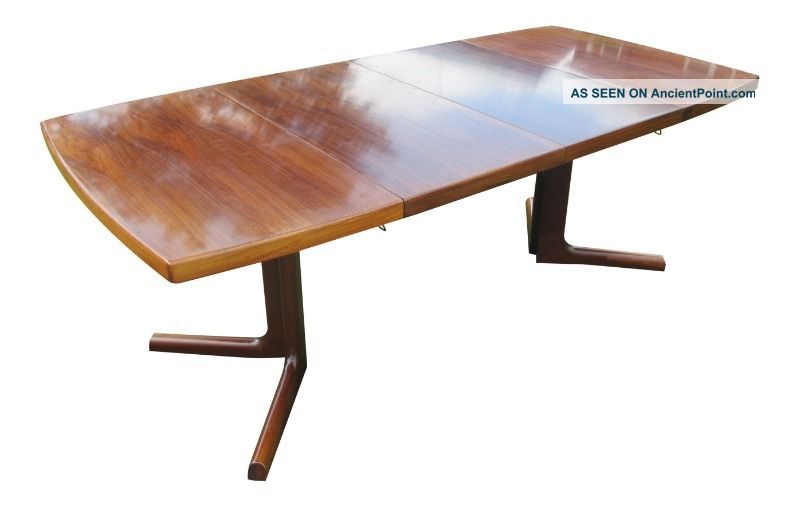 Danish Drylund Rosewood 1960s Double Extending Dining Table,  Boardroom L81 
