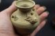 China Yue Kiln Old Porcelain Single Glaze - - Cattle Head Tank - - A Pair Pots photo 3