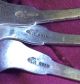 5 Fiddleback Monogramed Silver Spoons With Unknown Makers Mark Or Hallmark Coin Silver (.900) photo 4
