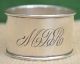 Antique Signed Sterling Hallmark Engraved Child ' S Napkin Ring Mdr 1 - 5/8 Diameter Napkin Rings & Clips photo 1