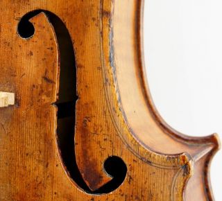 Very Old 18th Century Antique French Violin,  Ready To Play,  Tone photo
