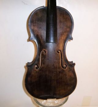 Antique German Violin Mathias Neuner Geigenma Mittenwald Dated 1822 Orig Label photo