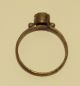 Vintage Bronze Ring With Red Stone From The Early 20th Century 969 Other Antiquities photo 4