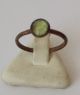 Vintage Bronze Ring With Green Stone From The Early 20th Century 106 Byzantine photo 1