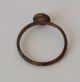 Vintage Bronze Ring With Green Stone From The Early 20th Century 106 Byzantine photo 4