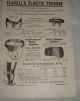 Antique Quack Medical Ad Flavell ' S Elastic Trusses Elastic Stockings 1900 Quack Medicine photo 1
