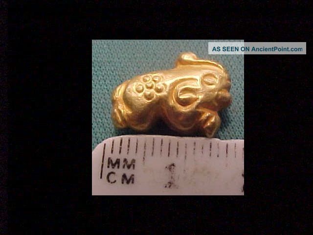 Sassanian Gold Amulet (elephant) Circa 400 - 700 Ad. Near Eastern photo