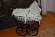 Victorian Style Brown Wicker Doll Buggy/ Carriage. Baby Carriages & Buggies photo 1