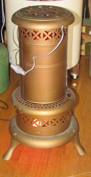 Vintage Perfection Oil Heater 510 Converted Electric Floor Lamp photo