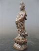 Chinese Hand Carved Buddha Agalloch Eaglewood Wood Guanyin Design Kwan-yin photo 1