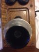 Antique Early 1901 Kellogg Wall Telephone Oak Hand Crank Rare Other Antique Home & Hearth photo 1
