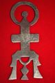 Tuareg Metal Veil Weight - Assrou N ' Swoul Key Thrown Over The Shoulder,  Niger Other African Antiques photo 2