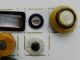 21 Vintage & Antique Buttons Mop Mother Of Pearl Celluloid Metal Layers 2 Parts Buttons photo 9