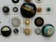 21 Vintage & Antique Buttons Mop Mother Of Pearl Celluloid Metal Layers 2 Parts Buttons photo 2