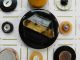 21 Vintage & Antique Buttons Mop Mother Of Pearl Celluloid Metal Layers 2 Parts Buttons photo 4