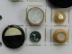 21 Vintage & Antique Buttons Mop Mother Of Pearl Celluloid Metal Layers 2 Parts Buttons photo 6